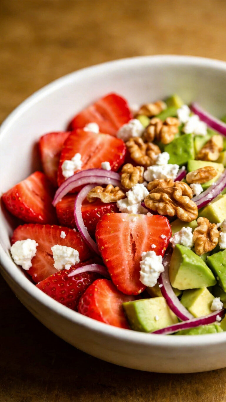 No-Lettuce Strawberry Avocado Salad - American