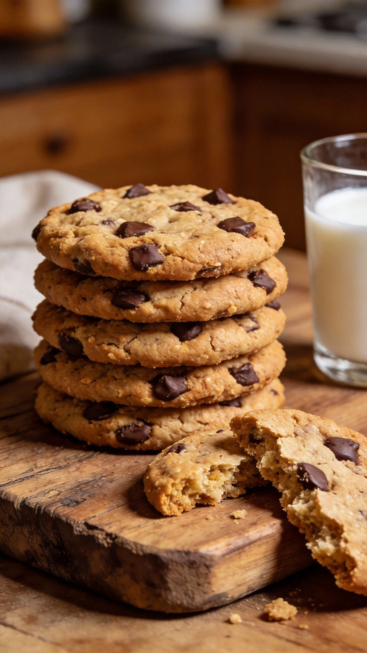 Oat Flour Chocolate Chip Cookies