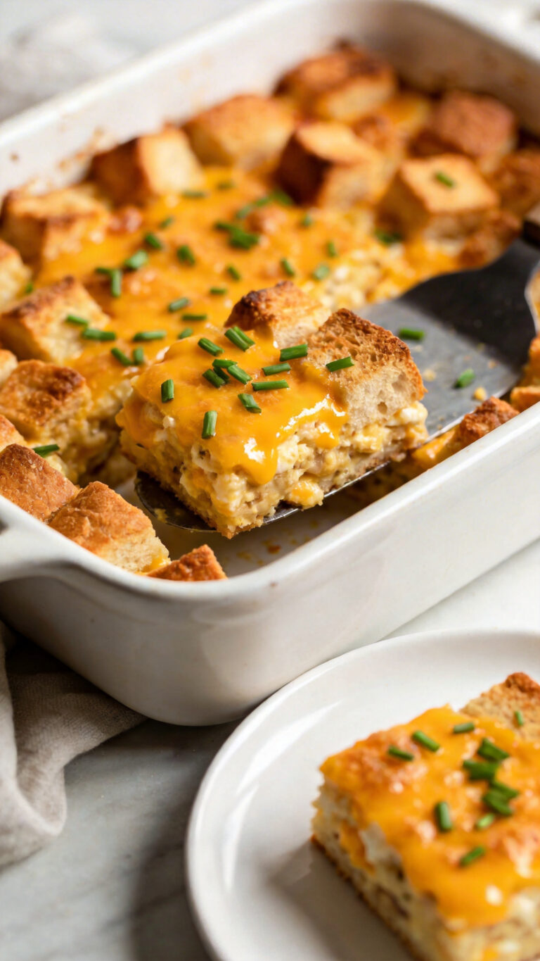 Overnight Mother's Day Brunch Casserole for Stress-Free Mornings - American