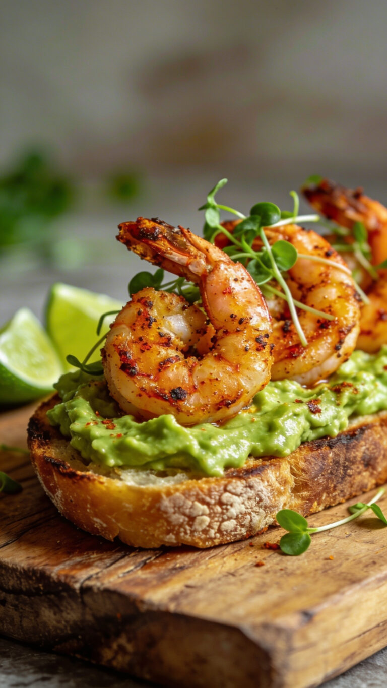 Spicy Shrimp and Avocado Toast for Bold Flavor Lovers - American