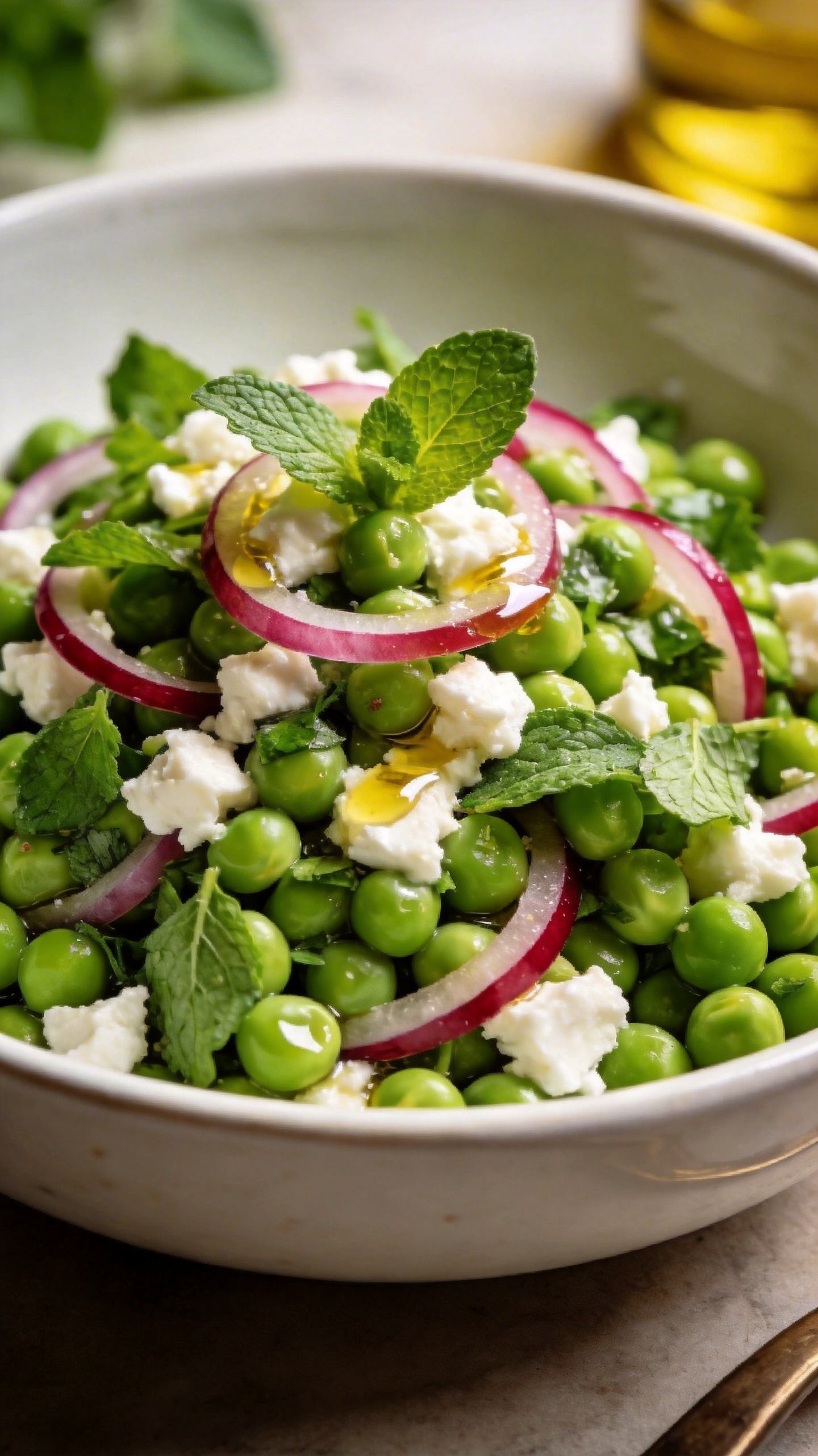 Spring Pea and Mint Salad