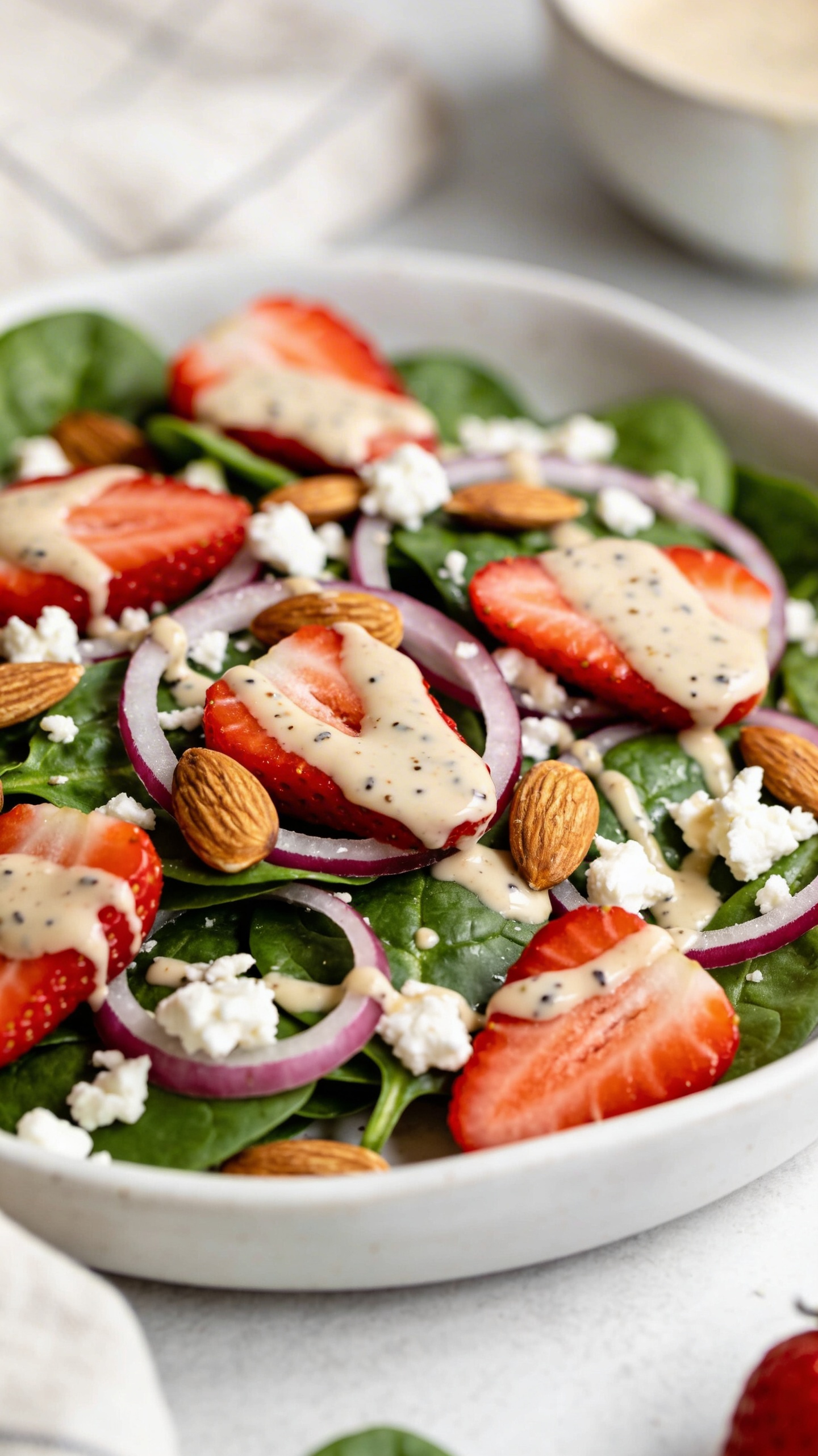 Strawberry Spinach Salad with Poppy Seed Dressing