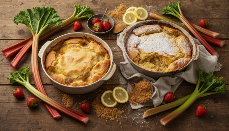 10 Simple Rhubarb Dump Cake Recipes