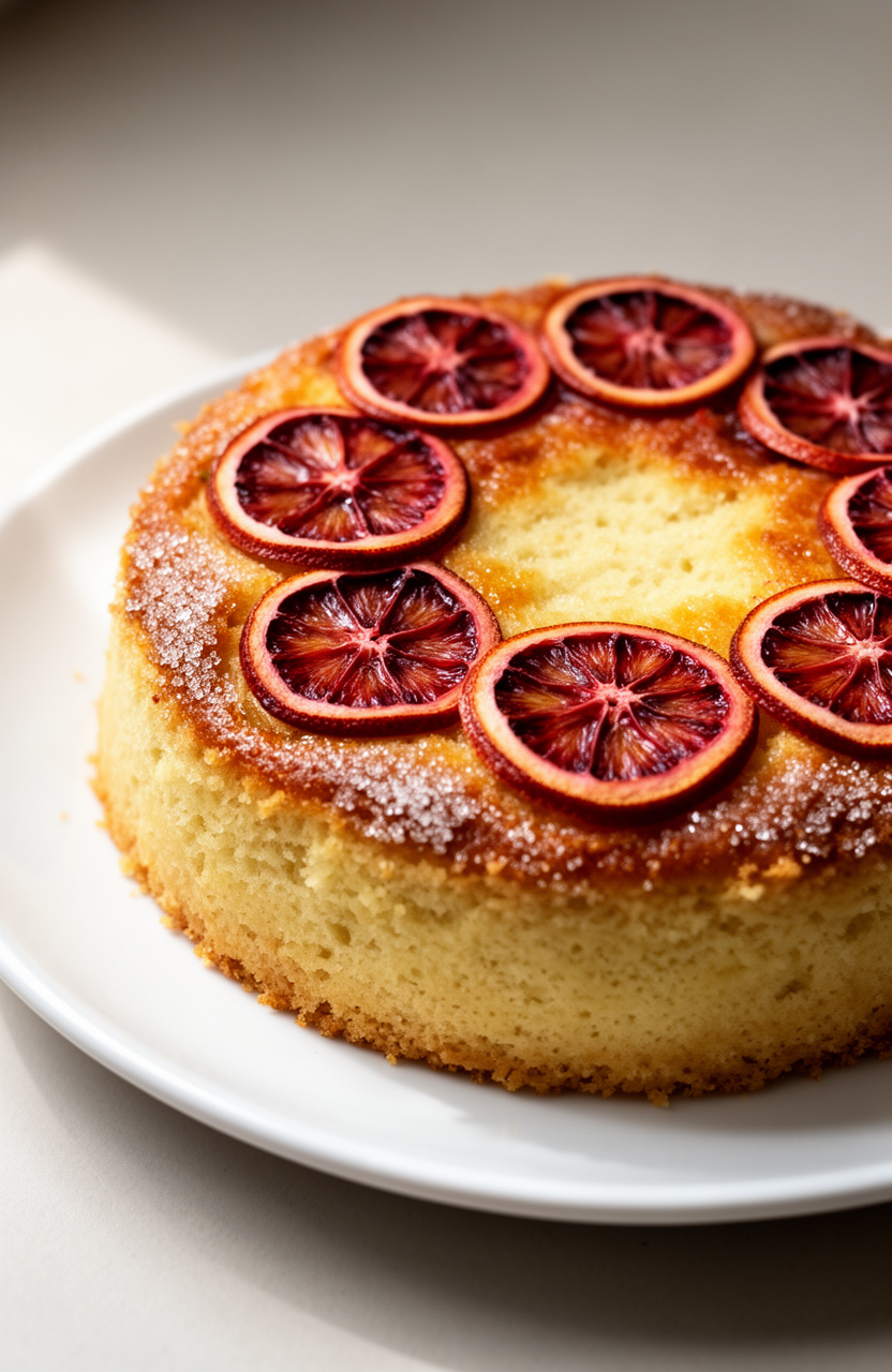 Blood Orange Olive Oil Cake