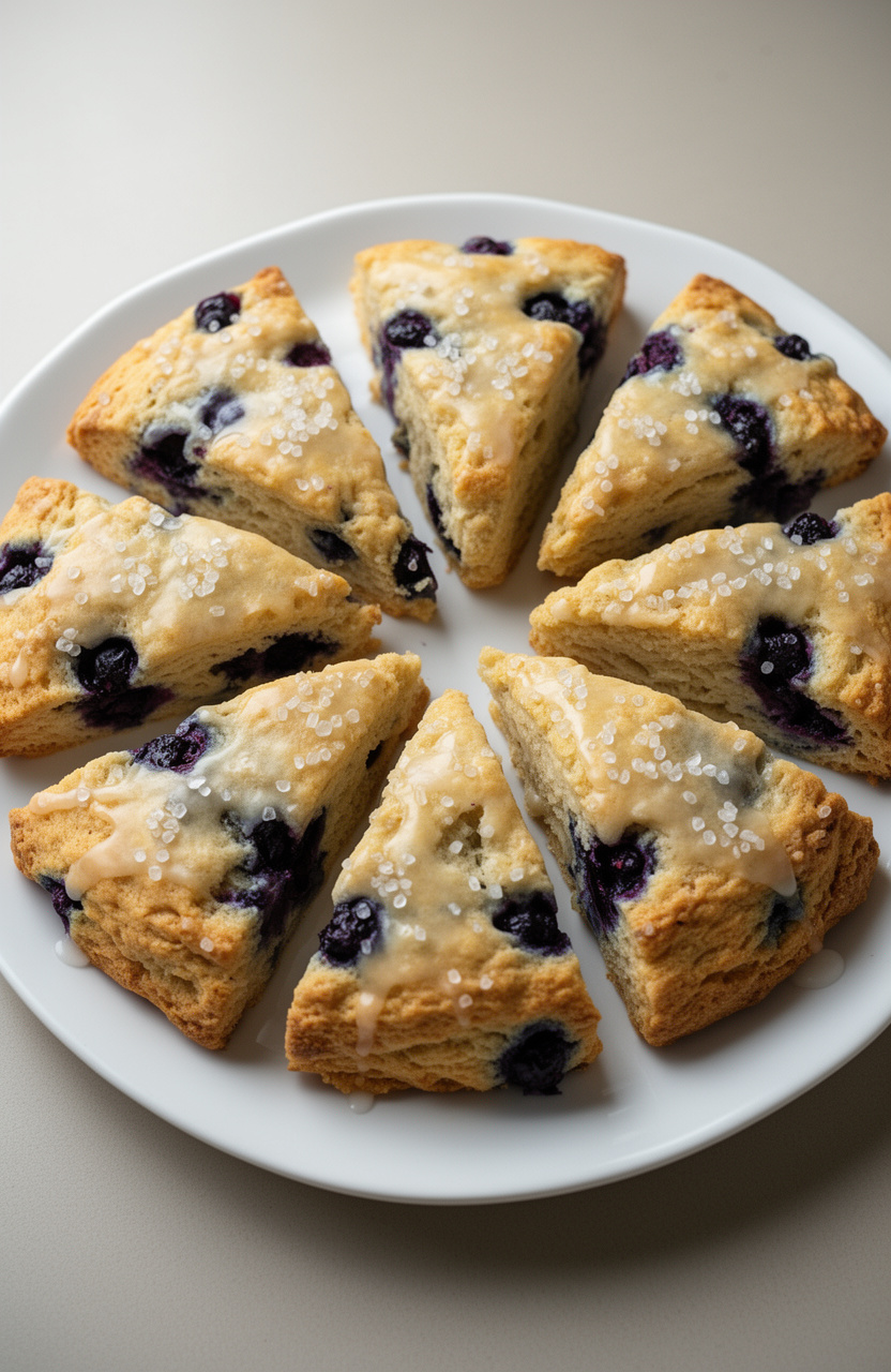 Blueberry Cardamom Scones