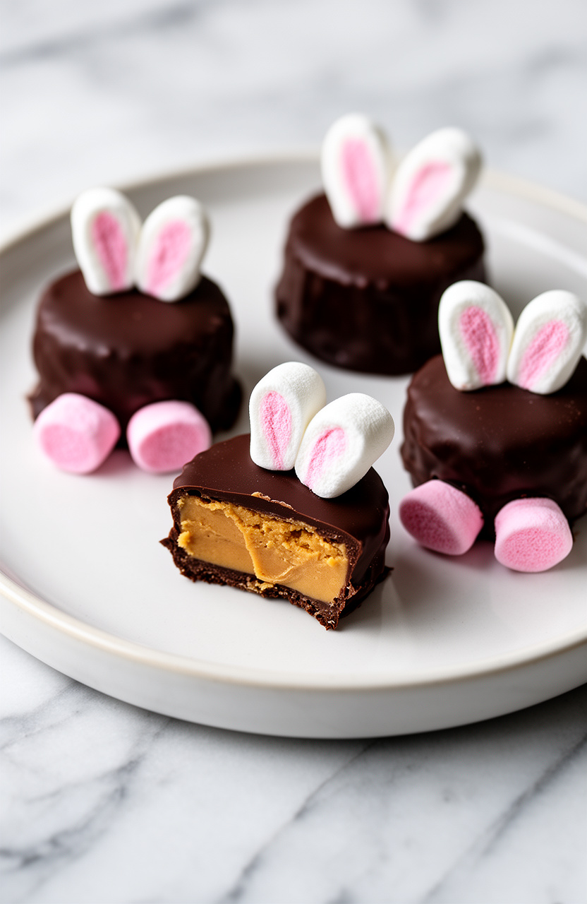 Bunny Butt Peanut Butter Cups