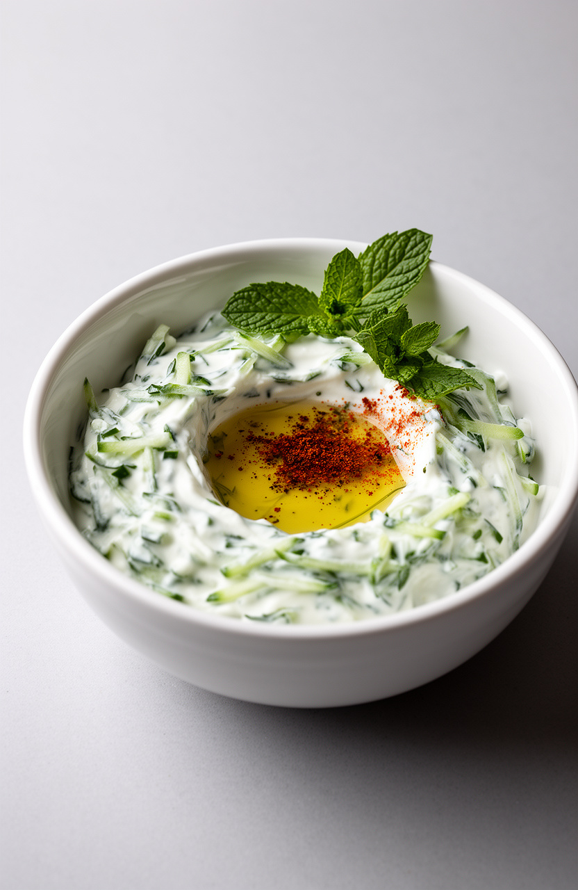 Cucumber Mint Greek Yogurt Dip