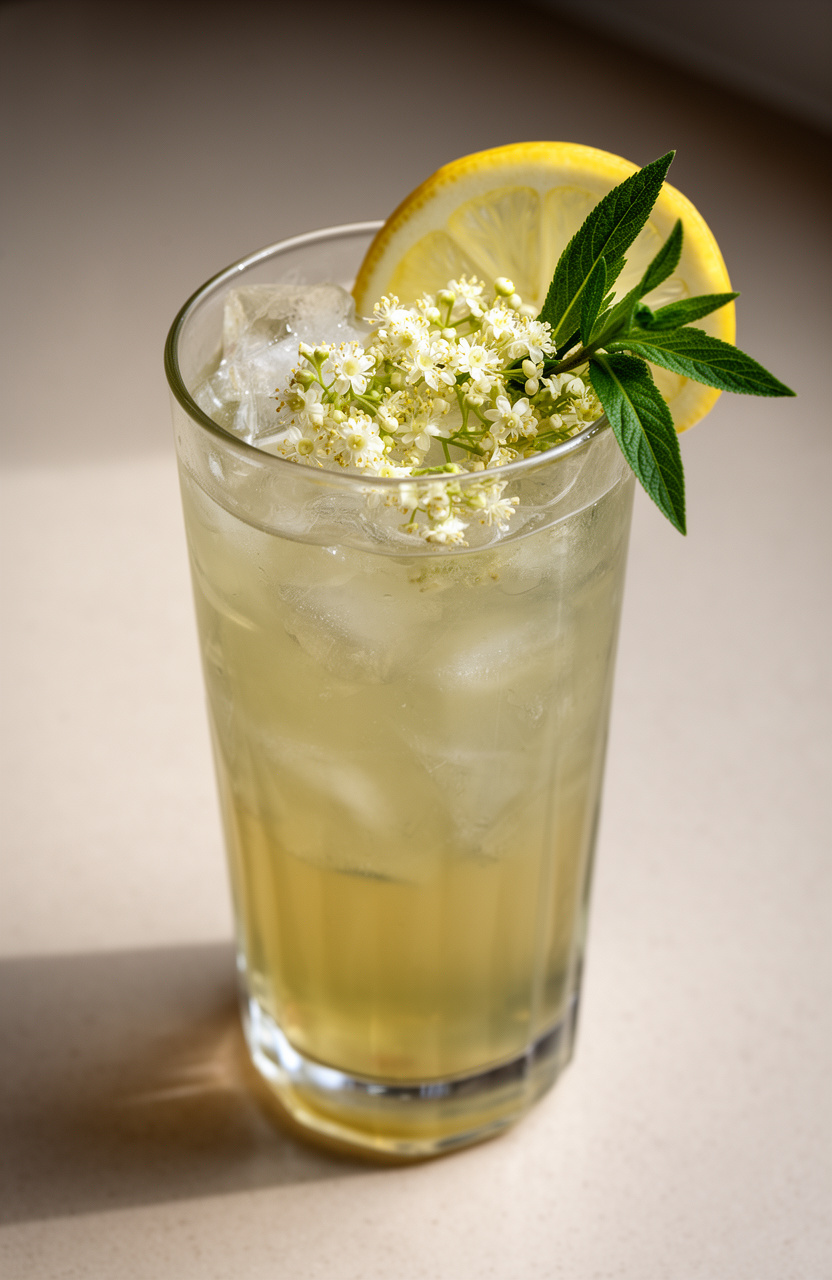 Elderflower Lemon Verbena Lemonade