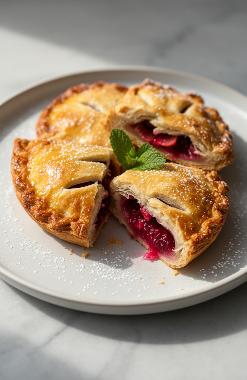 Flaky Rhubarb Hand Pies