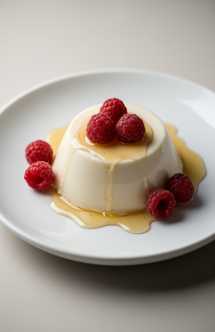Lavender Honey Panna Cotta