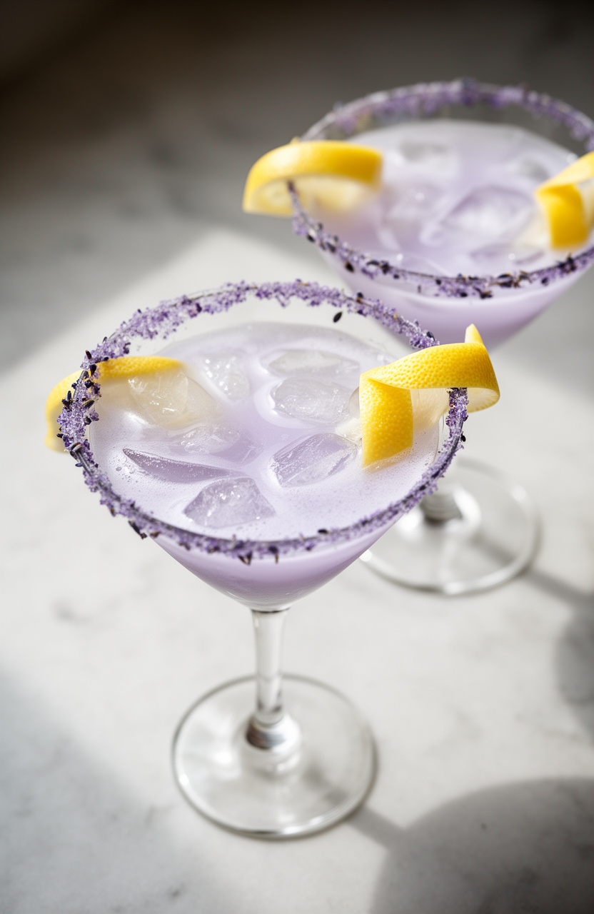 Lavender Lemon Drop Martini