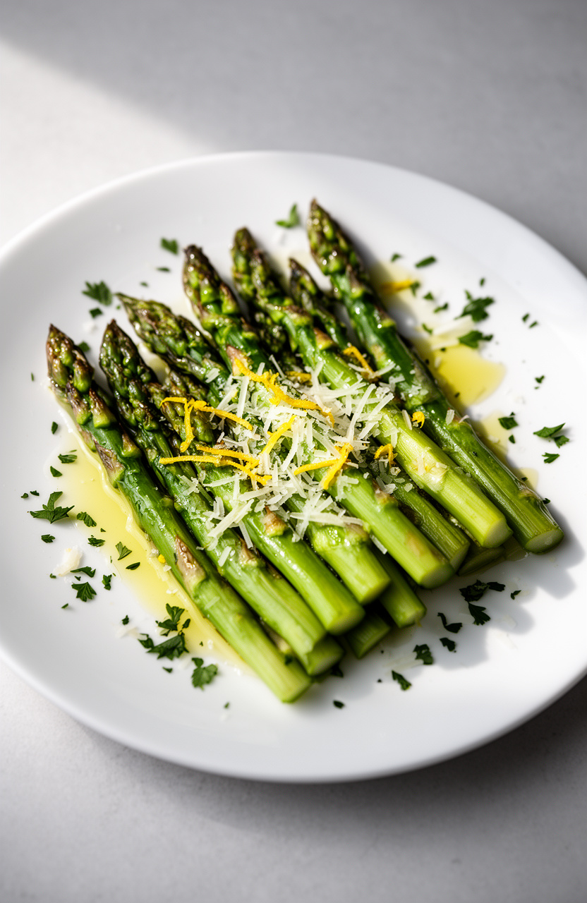 Lemon Asparagus with Parmesan