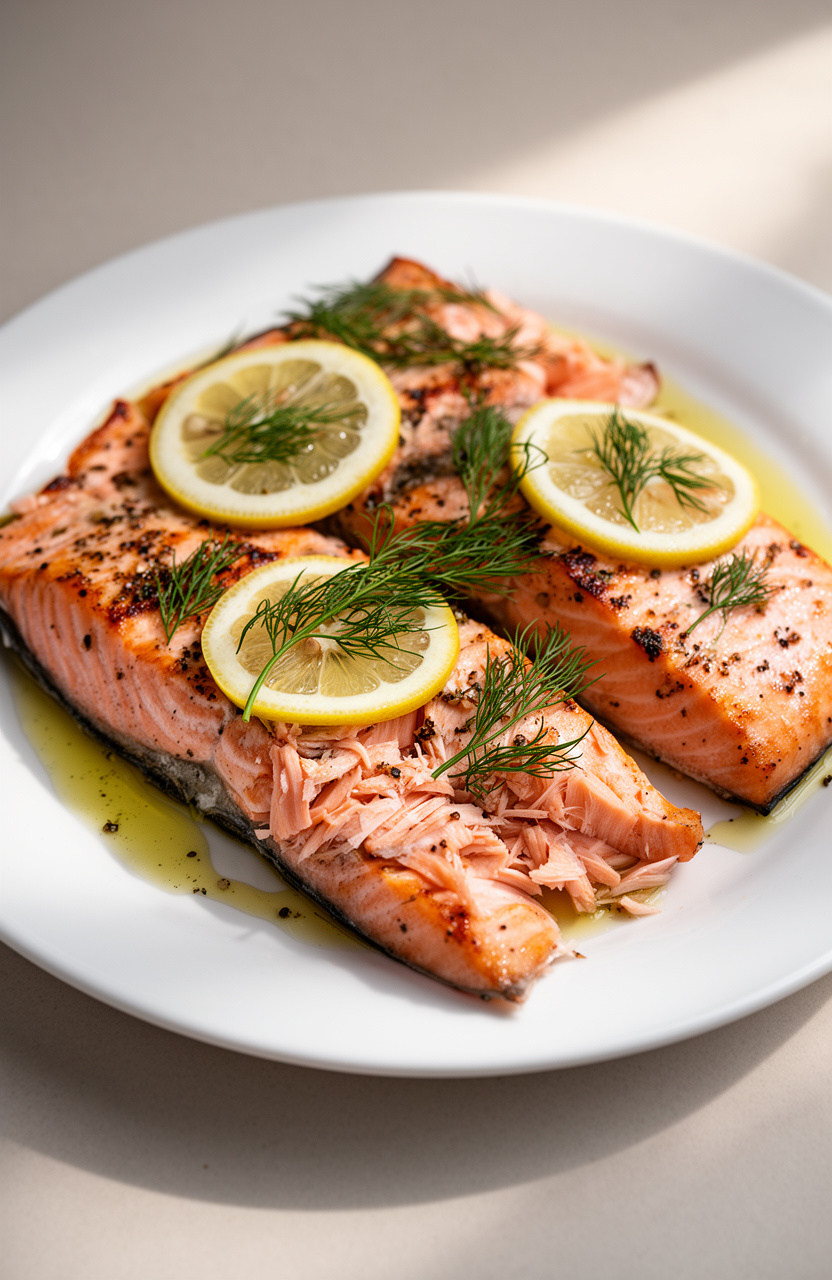 Lemon Herb Roasted Salmon