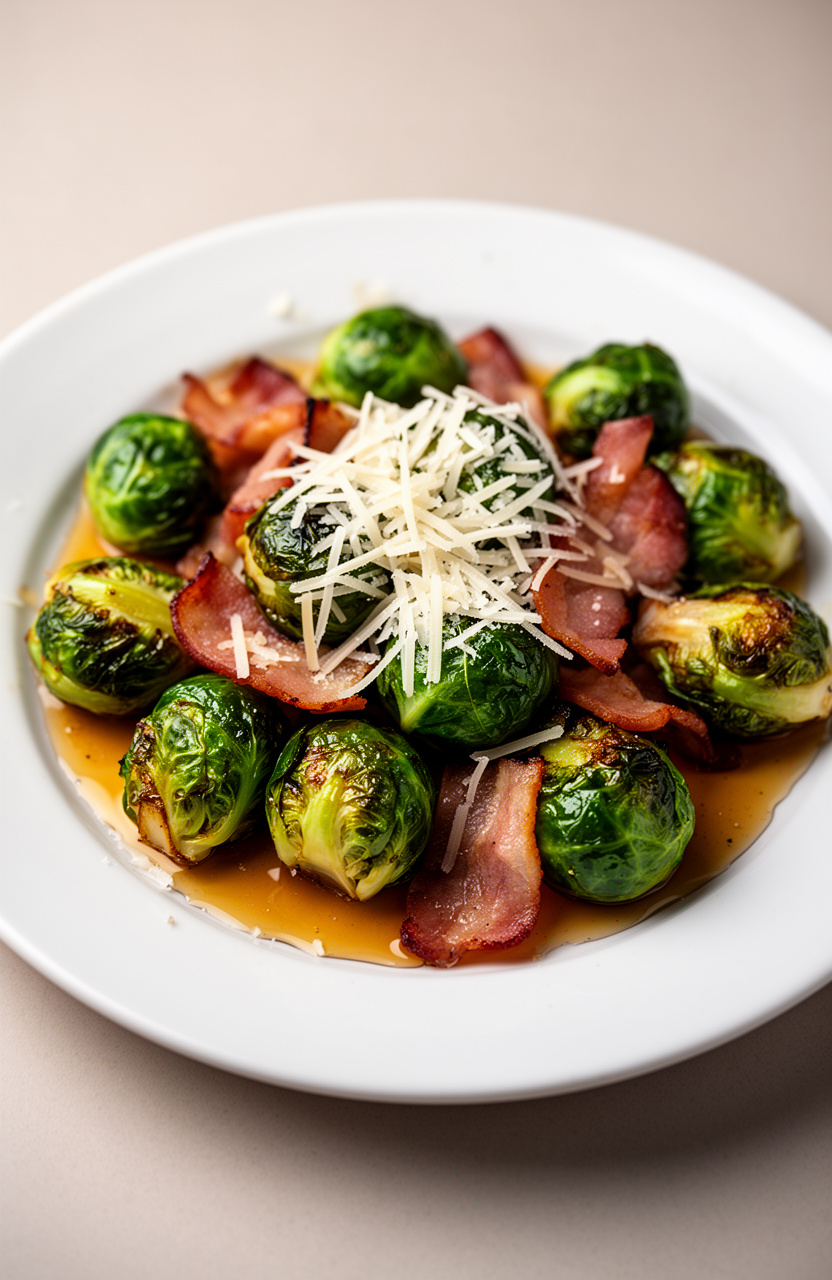 Maple Bacon Brussels Sprouts