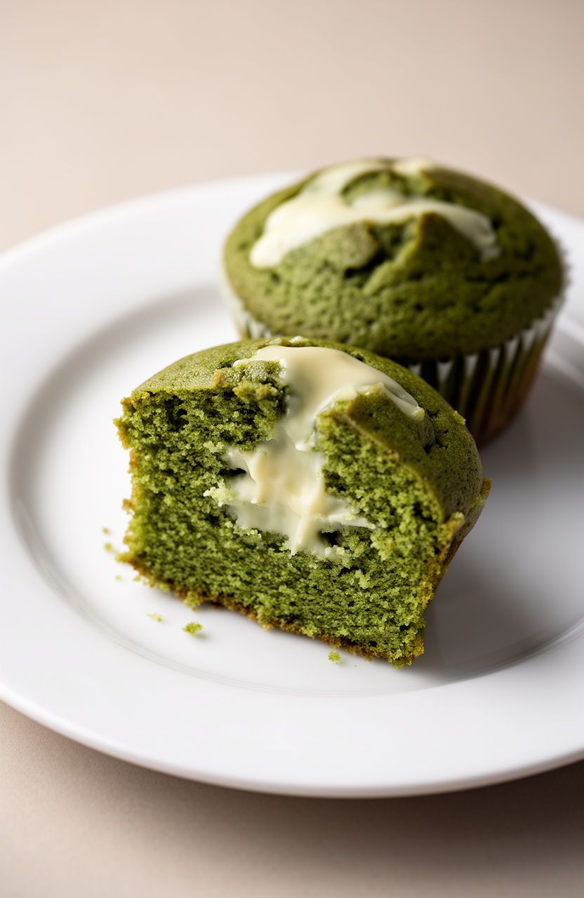 Matcha White Chocolate Cupcakes