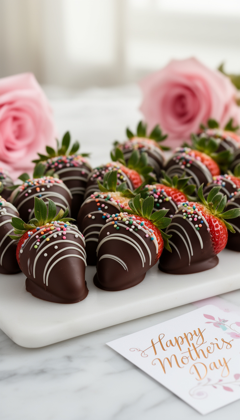 Mother's Day Chocolate Covered Strawberries - American