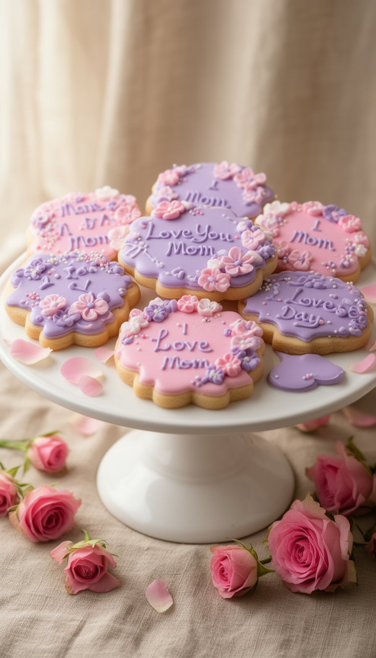 Mother's Day Sugar Cookies Kids Can Decorate as a Gift Activity