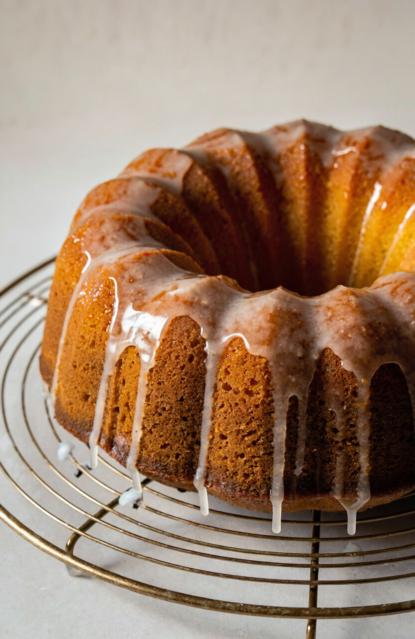 Orange Cardamom Bundt Cake