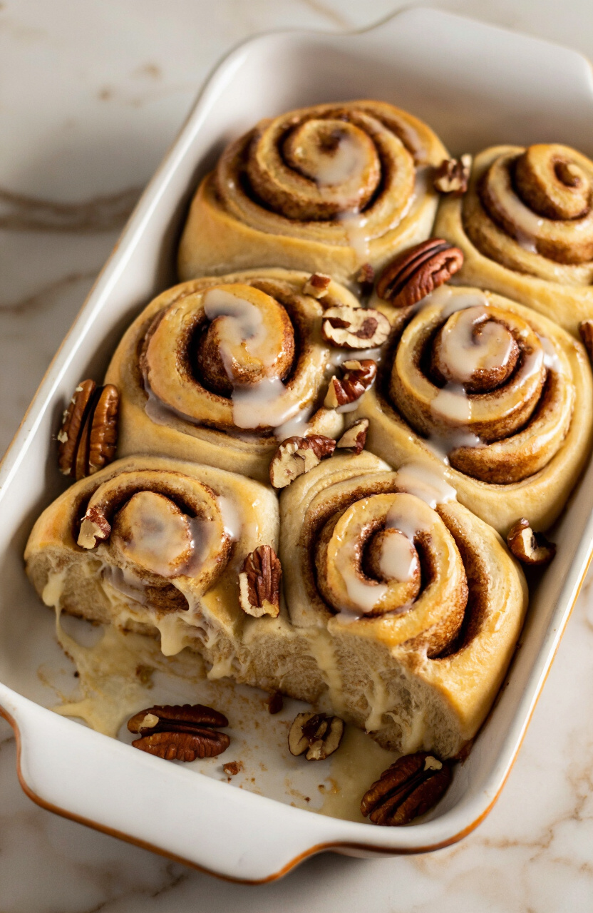 Overnight Cinnamon Roll Casserole
