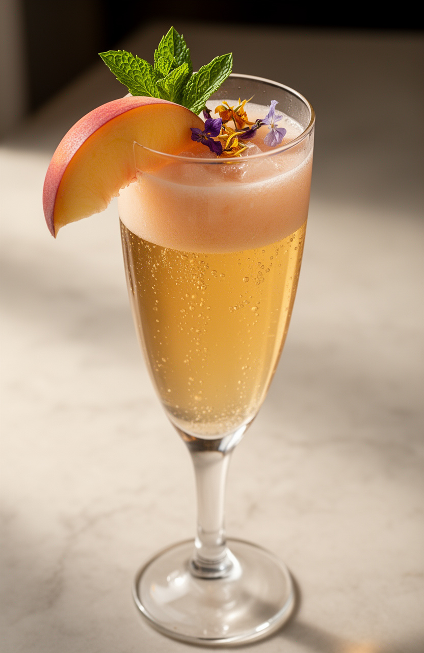 Peach Bellini Spritz