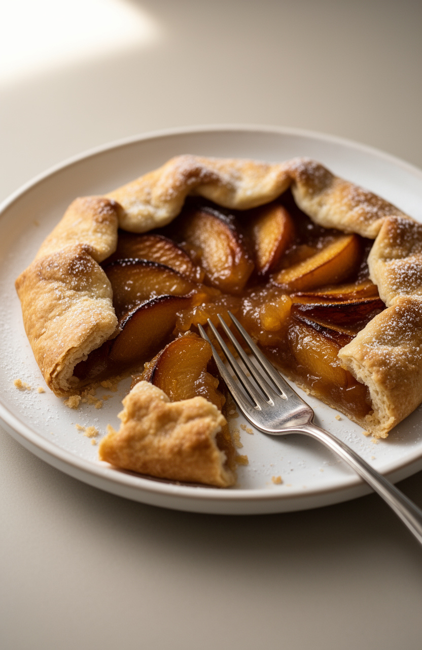 Peach Cardamom Galette