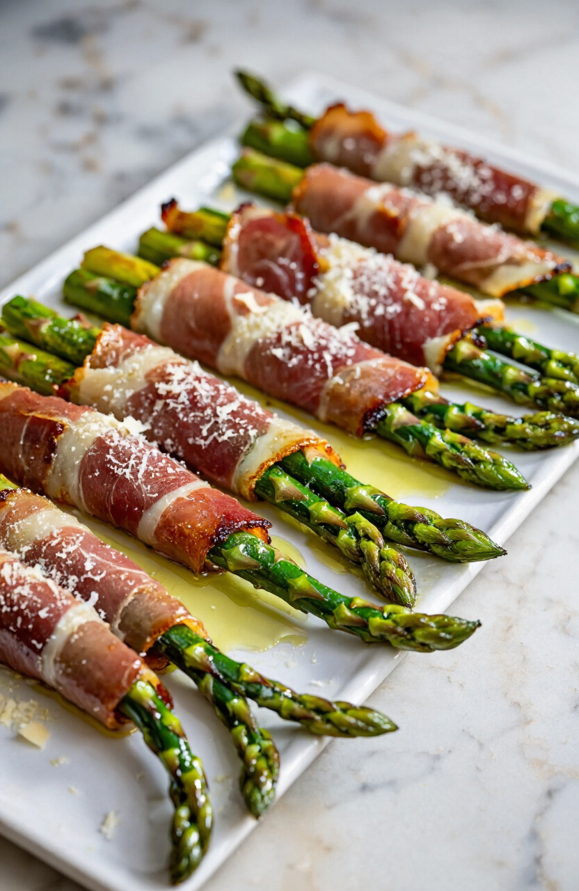 Prosciutto-Wrapped Asparagus Bundles