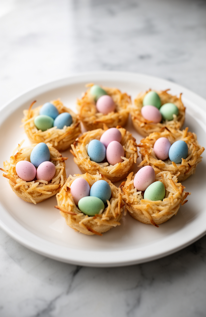 Robin Egg Nest Cookies