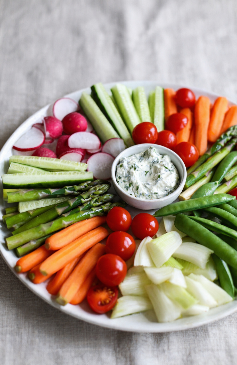 Spring Garden Crudité Platter