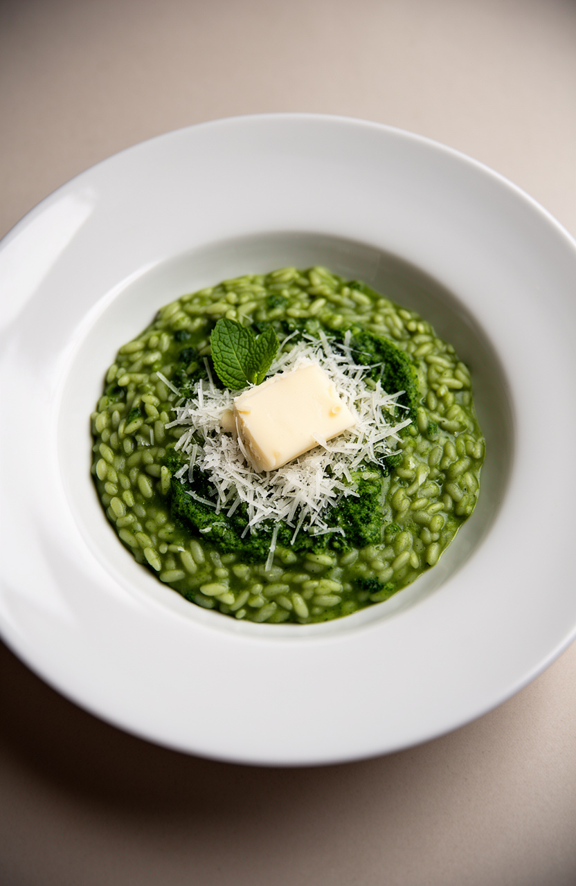 Spring Pea and Mint Risotto