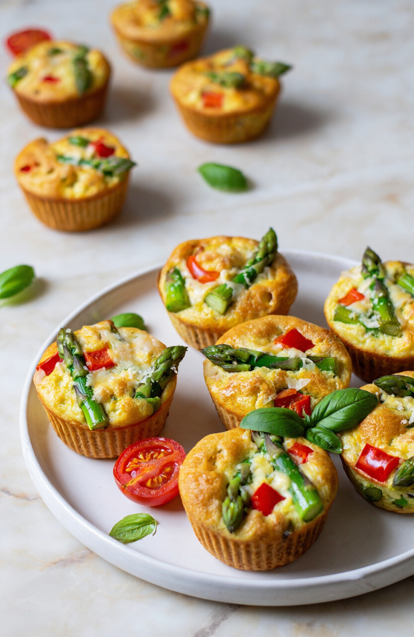 Spring Vegetable Frittata Muffins