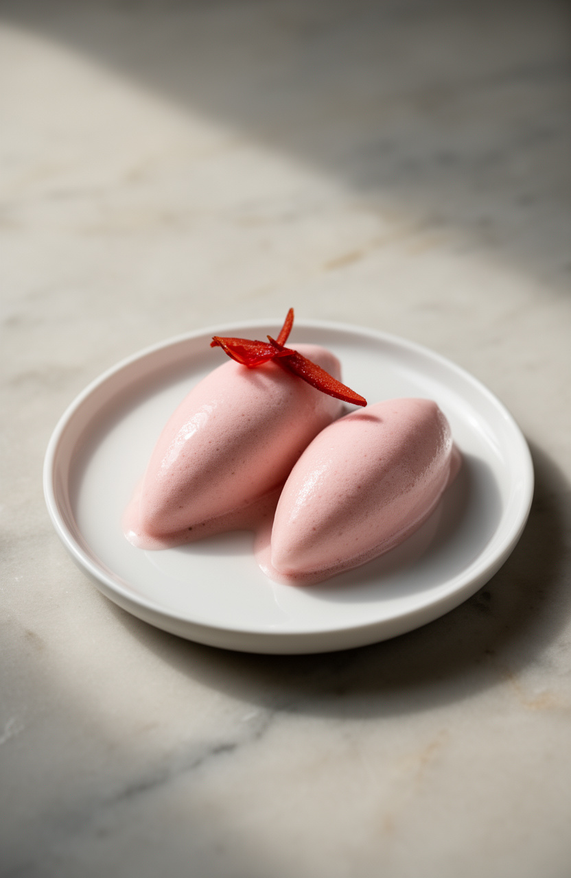Strawberry Champagne Sorbet