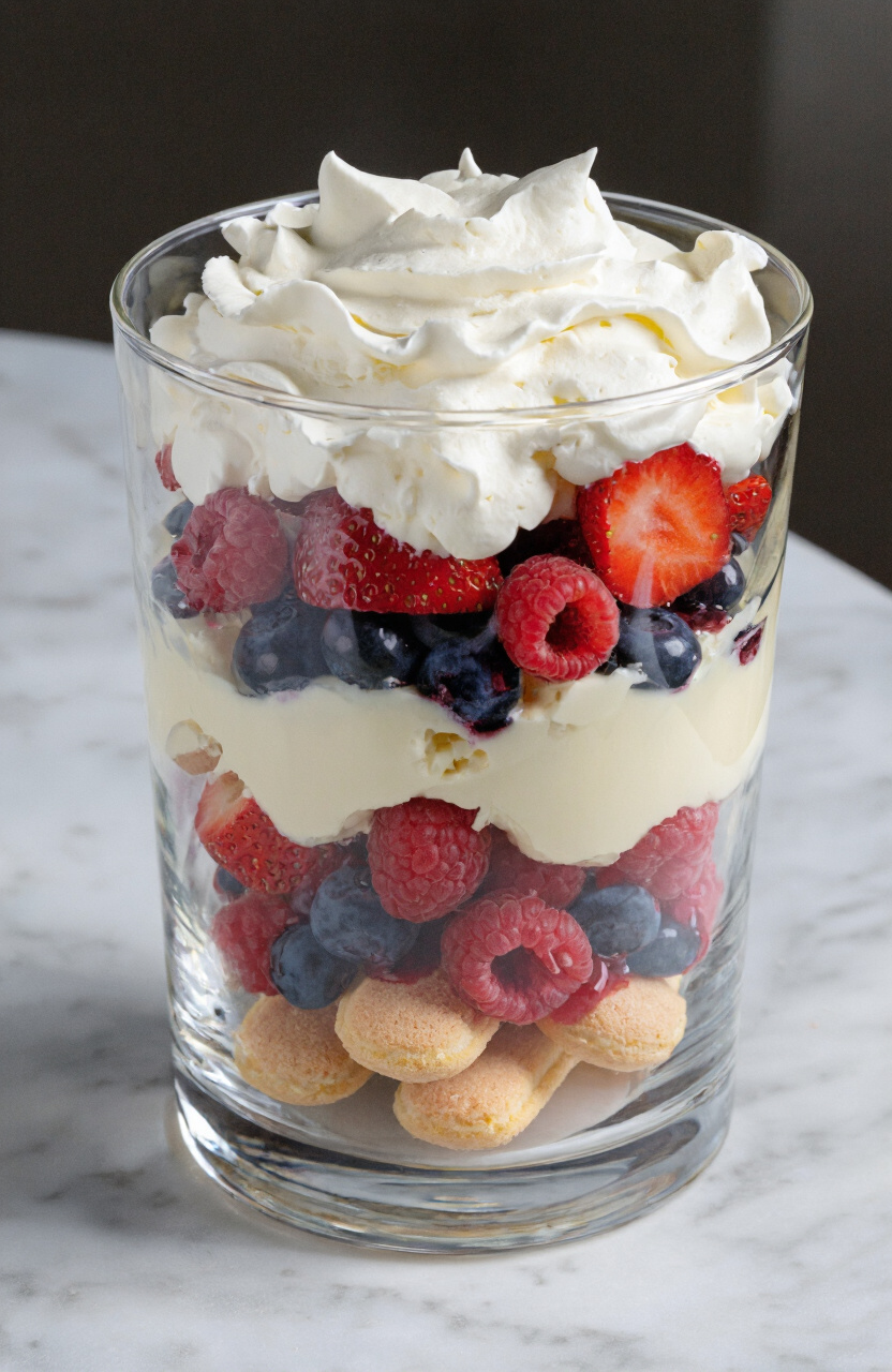 Vanilla Bean Panna Cotta Trifle
