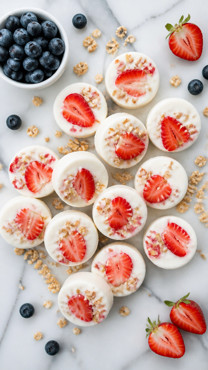 Frozen Yogurt Bites – Healthy Kids Summer Snack Idea