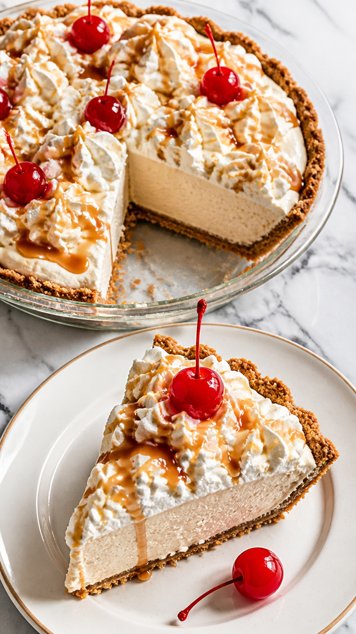 Nostalgic Root Beer Float Pie – Easy No-Bake Dessert
