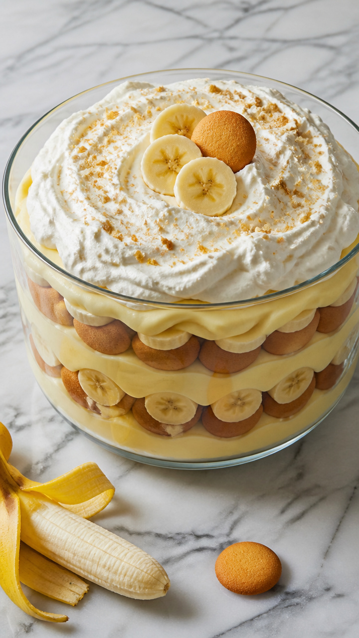 Old-Fashioned Banana Banana Pudding with Nilla Wafers