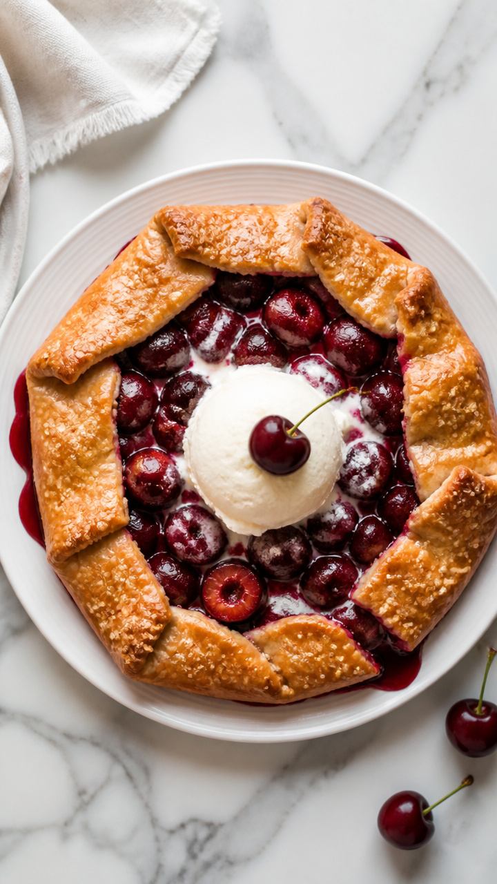 Rustic Cherry Galette Recipe for Easy Summer Entertaining