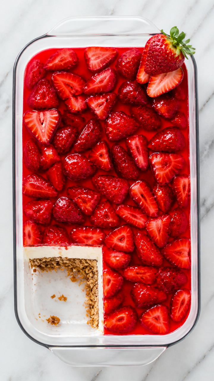 Strawberry Pretzel Salad Recipe – Best Summer Potluck Side